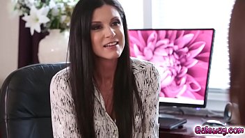 Preview 1 of Touch Boobs Japanese - India Summer eats out Sara Luvvs wet pussy