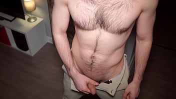 Preview 1 of Russian Tall Women Young Xxx - Muscular hottie jerks his cock on camera and cums loudly