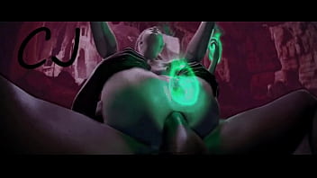 Preview 2 of Girl Lake Girl - Merrin from Star wars gets ass fucked by a black guy