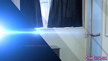 Preview 1 of Sydney James Nip Slip - Kinky brit domina cumshot