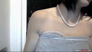 Preview 1 of Otk German - Brunette before going out
