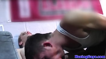 Preview 3 of Real Rape Force - Straight student pledger analized and jizzed