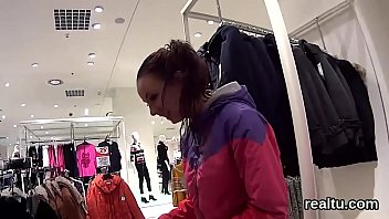Preview 2 of Big Black Ass Small Girl - Exceptional czech kitten gets seduced in the supermarket and poked in pov