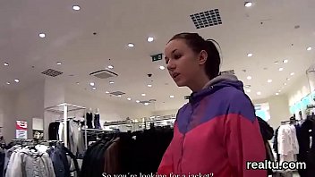 Preview 1 of Big Black Ass Small Girl - Exceptional czech kitten gets seduced in the supermarket and poked in pov
