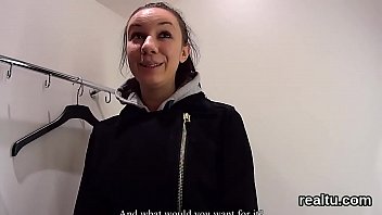 Preview 4 of Big Black Ass Small Girl - Exceptional czech kitten gets seduced in the supermarket and poked in pov