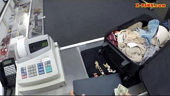 Preview 1 of 90s 20hot 20body 20contest - Pretty stewardess sucks off and smashed by pawn keeper