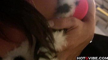 Preview 2 of Jabanee - Christmas Lingerie Skank Pussy Fingering