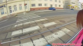 Preview 2 of Reyna Ma - Pickedup european babe sucks cock on spycam
