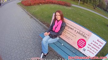 Preview 1 of Reyna Ma - Pickedup european babe sucks cock on spycam