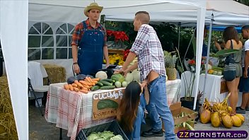 Preview 2 of Www Sixy Video Com - Customer fucks the farmers wife in public at the market