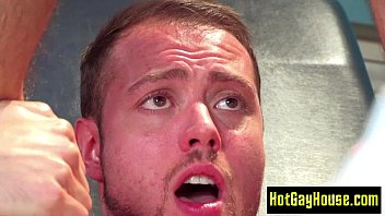 Preview 3 of Ebony White Cock Blowjob - Hot boy is examined by his sexy doctor
