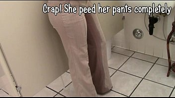 Preview 2 of Bmaryu Sixys - Pornstar Sinn Sage peeing wetting her panties older trailer