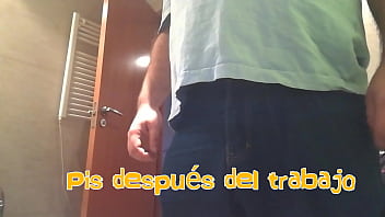 Preview 1 of 60s Porn Stars - Pis despu&eacute_s del trabajo