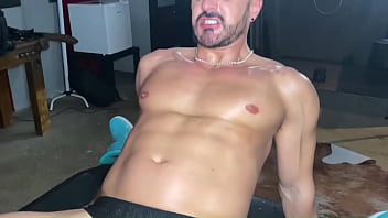 Preview 3 of New Pron Star Xnxx2020 - Big muscle BBC Latino big cock Piercing the holes and throat of my submissive COMPILATION