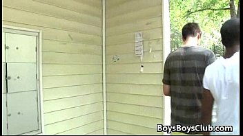 Preview 2 of Shower Nikki - BlacksOnBoys - Interracial Ass Gay Fucking Video 13