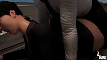 Preview 3 of Cute Lady Anal - Getting her big ass dicked down in the car.