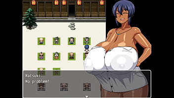Preview 4 of Blue Jeans Seal Pack Video - Tanned Girl Natsuki [ HENTAI Game ] Ep.41 pregnant ending breeding with all men !