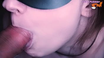 Preview 3 of Asian Sex Mother Inlaw - Petite cutie makes a passionate and hot blowjob with cum