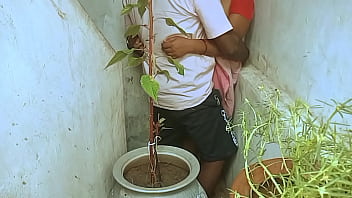 Preview 3 of Frtime Sex - Village aunty with house woner son having sex 2nd floor
