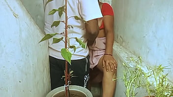 Preview 4 of Frtime Sex - Village aunty with house woner son having sex 2nd floor