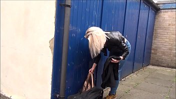 Preview 3 of Awek Melayu Sporting Sex - Amateur milf Atlantas public flashing and outdoor masturbation of blonde cougar