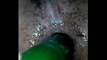 Preview 1 of Xnxx Blue Eyes - Con pepino en hotel lira2