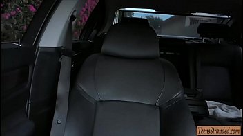 Preview 1 of Jass - Huge tits teen hitchhikes and drilled in her hairy pussy