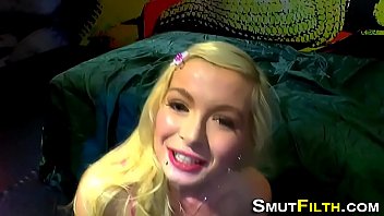 Preview 3 of Sleeping Taboo Suprise Daddy - Facialized slut swallows