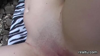 Preview 3 of Rub Oily - Perfect czech kitten gets seduced in the mall and rode in pov