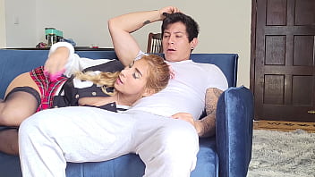 Preview 1 of Mis Manpreet Xxx Video - Terrible confusion! My girlfriend&#039_s stepsister sucks my cock My girlfriend watches us and masturbates