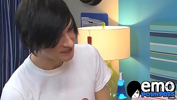 Preview 2 of Simlli Fuk - Emo twinks deliver a huge load of jizz after rough anal sex