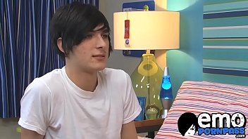 Preview 1 of Simlli Fuk - Emo twinks deliver a huge load of jizz after rough anal sex