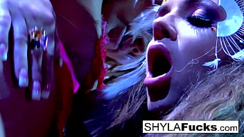 Preview 3 of Taipei Gay - Busty Nikka obeys Shyla Stylez&#039_s commands in this erotic girl on girl sex
