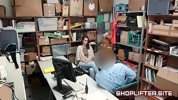 Preview 1 of Fijian Girl Analtape - Naughty Shoplifting Hottie Backroom Spy-Cam Sex