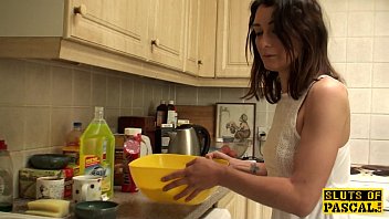 Preview 1 of Sexy Milf Xnxx Of Aunty - Dominated euro sub facefucked after spanking