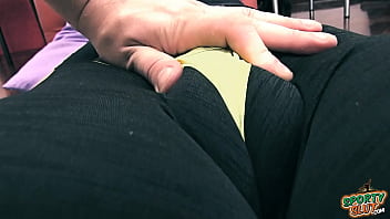 Preview 3 of Sunnye Loney - Enormous Big Round Ass! Tiny Waist! Cameltoe Pussy. Thong and Spandex
