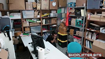 Preview 2 of College Slut Hard - Exploited Shoplifting Cunt Backroom Fucking
