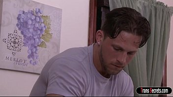 Preview 2 of Hot Girl Show Sex - Ts cougar Sunday Valentina sucks and analized by her masseur