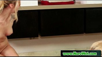 Preview 4 of Xxx On Pantied - Japanese busty masseuse gives nuru gel massage 02