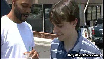 Preview 2 of Amazing Blue Filmed - Black Muscular Guy Fuck White Mate Hard In His Tight Ass 12