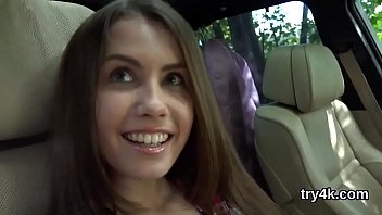 Preview 1 of Oocokrlhy - Natural chick sucks penis in pov and gets yummy pussy penetrated
