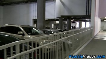 Preview 1 of Palan X Video - Busty whores feet cumshot
