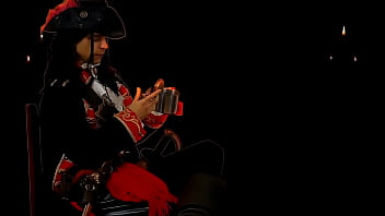 Preview 1 of Girls Pusy Real Water - Meeting the pirate captain