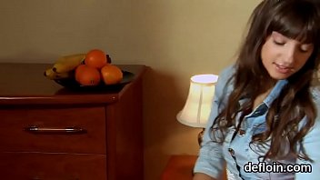 Preview 1 of Bepkig Sex - Cuddly girl spreads tight slit and loses virginity