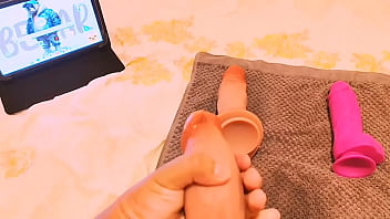 Preview 1 of Sex Video Dawulod - Probando nuevo dildo gordo anal