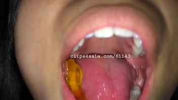 Preview 3 of Oil Fukingo - Vore Fetish - Brandy Eats Gummy Worms Video 2
