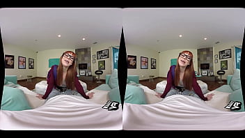 Preview 2 of Nina Hot Mom - Cute Nerdy Girl Loves Anal Sex! (VR)