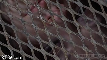 Preview 1 of Dick Inside Young Ass - Four cuties inside petite cage