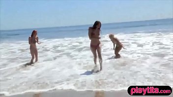 Preview 1 of Gang Rape Japanis - Pretty teens on holiday getting drilled by a lifeguard