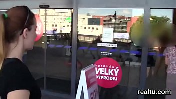 Preview 3 of Mouni Royfuk - Fantastic czech sweetie was seduced in the mall and plowed in pov